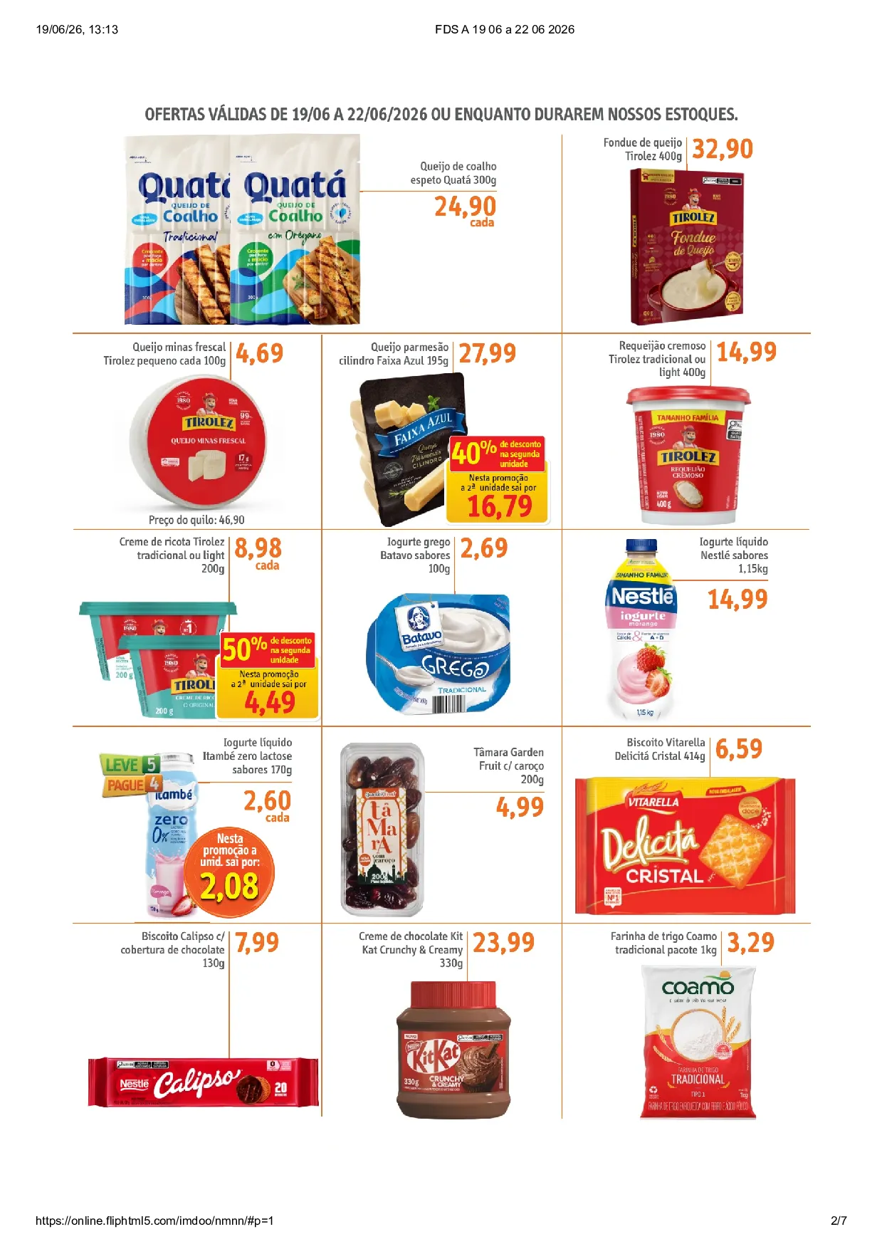 Ofertas do Sonda Supermercados